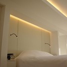 Elegant bedrooms are graced by the renowned fitre optic Touch reading light