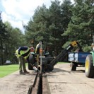 Greens drainage at Ferndown Golf Club