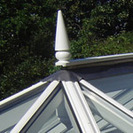 Roof Lantern With Spiked Ornaments